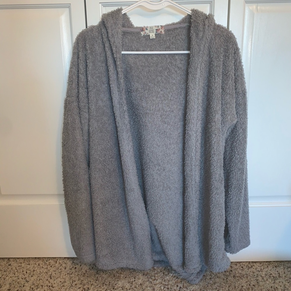 Fluffy Teddy Cardigan